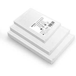 [2024 New] 6" x 10", 8" x 12" and 11" x 16" Precut Bags, 150 Count, Vacuum Sealer Bags for Food, Great for Food Storage, Sous Vide and Meal Prep, Wevac Lite