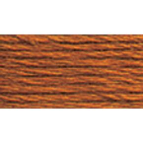 DMC 117-3826 Mouline Stranded Cotton Six Strand Embroidery Floss Thread, Golden Brown, 8.7-Yard