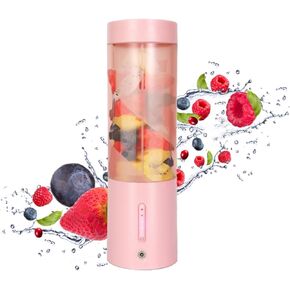 NOLLAM 16 Oz Portable Blender with 6 Blades, USB Rechargeable, Magnetic Charging, Black