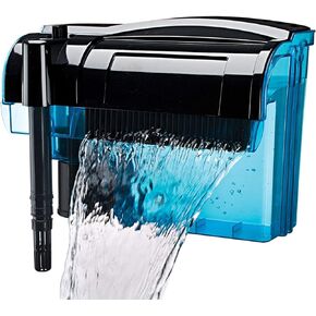 فلتر الطاقة Penn-Plax Cascade 300 - فلتر معلق مع ترشيح رباعي - رائع لإعدادات المياه العذبة والمياه المالحة