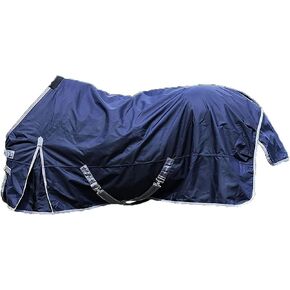 Turnout Waterproof Winter Horse Blanket 840D Medium Weight Navy 59EE020405