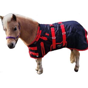 CHALLENGER 54" 1200D Miniature Weanling Donkey Pony Horse Foal Winter Blanket Red BLK 51946 in Saudi Arabia
