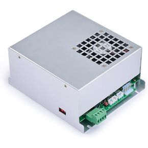 OMTech 40W Laser Power Supply for CO2 Laser Engravers, Power Supply Replacement for 30W 40W Laser Tube Laser Engraver, Laser Engraver Power Supply with Overcurrent Short Circuit Protection