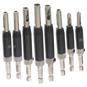 DOITOOL 1 Set hinged Drill self Centering Drill bit Door Hinge Tool Kitchen Cabinet Hinges Woodworking Tools and Accessories Replacement Drill Bits Punch Down Tool Steel Window Drill Bits