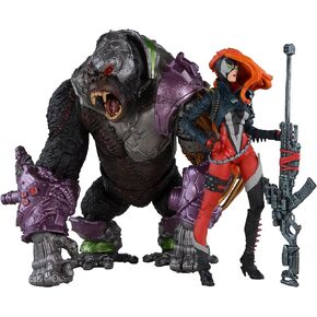 McFarlane Toys - Spawn She-Spawn & Cygor Action Figure 2pk, Gold Label, Amazon Exclusive