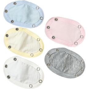 GALPADA 5 pcs Bodysuit Extender for Baby Boys Girls Toddler Baby Jumpsuit Extender Romper Extenders Cotton Material to Lengthen Service Life Leotards