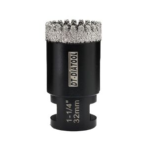 DT-DIATOOL Diamond Core Drill Bit 1-3/8 Inch Tile Hole Saw with 5/8"-11 Thread Drilling for Ceramic Tile Procelain Tile Marble Granite