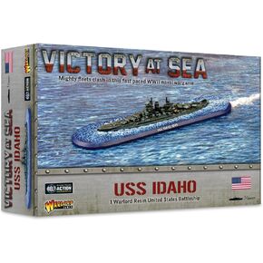 WarLord Victory at Sea USS Idaho US Navy for Victory at Sea WWII Table Top Battleship Plastic Model Kit 742412052, Large