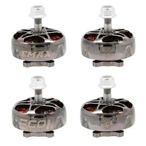 4pcs EMAX ECOII Series ECO II 2807 6S 1300KV 5S 1500KV 4S 1700KV Brushless Motor for RC FPV Racing RC Drone Racing Quadcopter Spare Parts RC Parts (1300, Kilovolts)
