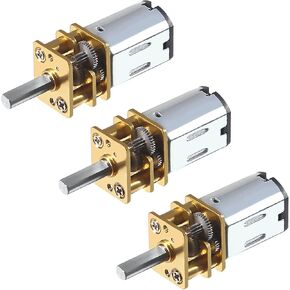 3 قطع تيار مستمر 12 فولت 30 دورة في الدقيقة N20 محرك تخفيض سرعة عزم الدوران العالي 3 مم عمود تروس معدني صغير مع محرك صغير لعلبة التروس المعدنية لسيارة RC، نموذج روبوت، ألعاب محرك ذاتية الصنع in Kuwait