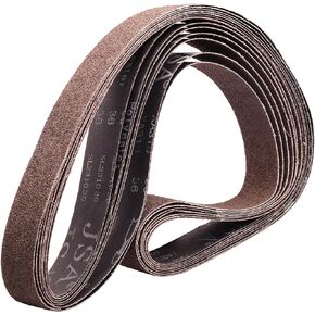 2 x 72 Sanding Belts, 36 Grit Calcined Aluminum Oxide Metal Sanding Belts, 2x72 Grinding Belts for Metal Polishing, 6 Pack(2x72in,36 Grit)