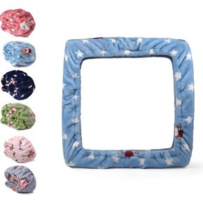 11.8"*11.8" Gripper Strip Frame Cover Rug Hooking Frame Cover Punch Needle Frame Cover Flannel (Light Pink)