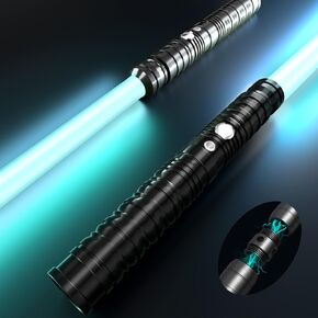TYL&TYS 58in Lightsaber, 15color Double-Bladed Lightsabers Toy with Sound Effect, 2-in-1 detachable alloy hilt Light Saber, USB Rechargeable Heavy Dueling Light Sabers, Toys For Boys Age 5-12 Year Old