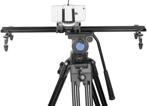 Sevenoak SK-LS60B Solid Aluminum Camera Track Slider with Precision Glided Mounting Platform - Black in Kuwait