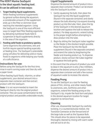 كينت مارين سي سكويرت مرجاني للتغذية، 21 بوصة. in Kuwait