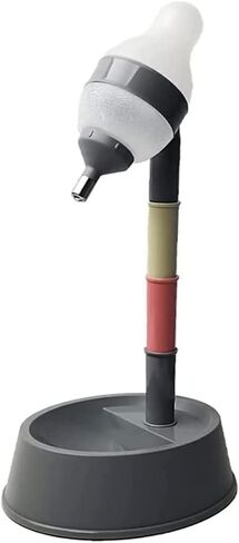 موزع مياه قائم من شياومين للحيوانات الأليفة قابل للتعديل للقطط والكلاب وموزع مياه الشرب مع عمود قابل للفصل لتغذية المياه تلقائيًا (رمادي) in Kuwait