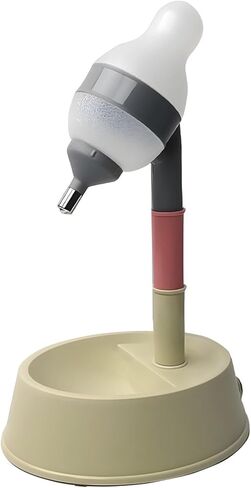 موزع مياه قائم من شياومين للحيوانات الأليفة قابل للتعديل للقطط والكلاب وموزع مياه الشرب مع عمود قابل للفصل لتغذية المياه تلقائيًا (رمادي) in Kuwait