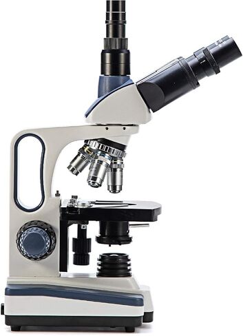 مجهر ثلاثي العينيات مركب سريع SW380T، تكبير 40X-2500X، رأس Siedentopf، مرحلة ميكانيكية من طبقتين، مع كاميرا Swiftcam 18 ميجابيكسل و100 قطعة من الشرائح الفارغة وزلات الغطاء in Kuwait