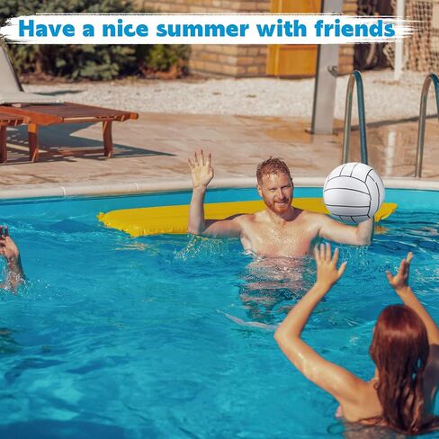 Jerify Inflatable Beach Ball 12 Inch Inflatable Volleyball Sports Ball Themed Pool Balls Summer Water Swimming Pool Accessories PVC Beach Volleyball for Kids Adults Party Decoration Favors in Saudi Arabia
