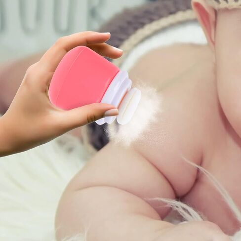 Beaupretty Shampoo Travel Container Powder Powder Puff Box Cartoon talcum Powder Box Fun Empty Powder Powder Box Powder Talc- Makeup Powder Puffs in Saudi Arabia