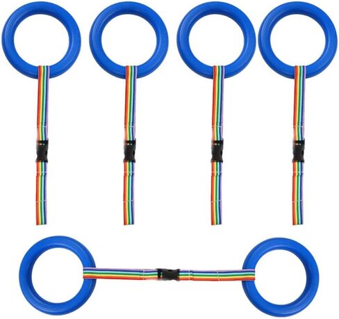 Daycare Supplies 6pcs Children Safety Walking Rope with 6 Handles Colorful Walking Rope Outdoor Safety Rope for Preschool Nursery Daycare Kindergarten Toddler Leash in Saudi Arabia