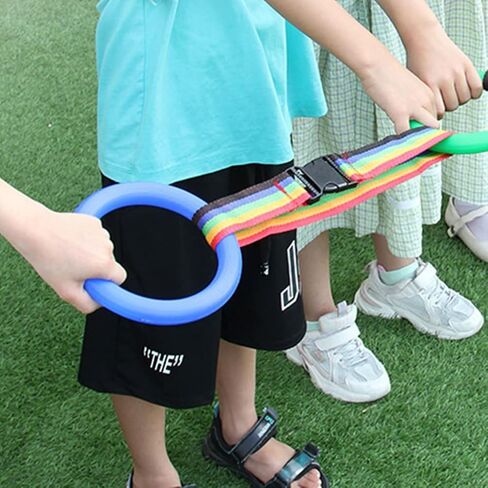 Daycare Supplies 6pcs Children Safety Walking Rope with 6 Handles Colorful Walking Rope Outdoor Safety Rope for Preschool Nursery Daycare Kindergarten Toddler Leash in Saudi Arabia