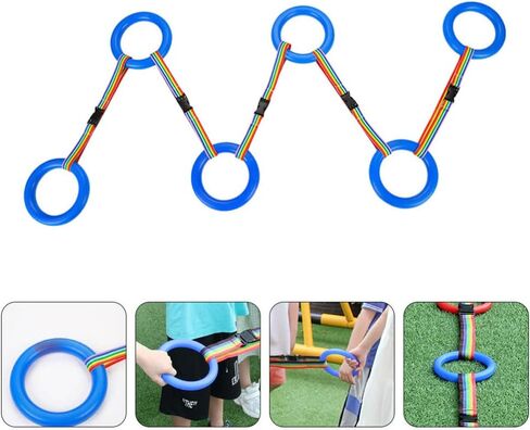 Daycare Supplies 6pcs Children Safety Walking Rope with 6 Handles Colorful Walking Rope Outdoor Safety Rope for Preschool Nursery Daycare Kindergarten Toddler Leash in Saudi Arabia