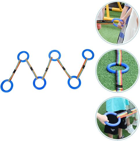 Daycare Supplies 6pcs Children Safety Walking Rope with 6 Handles Colorful Walking Rope Outdoor Safety Rope for Preschool Nursery Daycare Kindergarten Toddler Leash in Saudi Arabia
