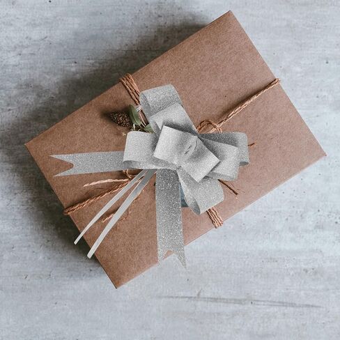 أقواس لتغليف الهدايا، أقواس هدايا بعرض 18 مم، أقواس سحب 3 ألوان، أقواس هدية لتزيين الهدايا، أقواس سحب لتغليف الهدايا للهدايا، سلال هدايا لحفلات الزفاف في عيد الميلاد (30 قطعة) in Kuwait