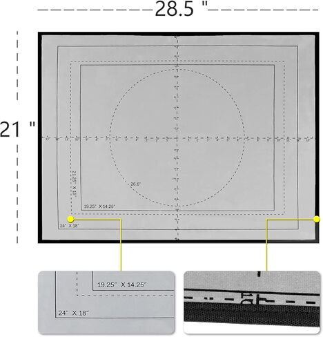 مفرش طاولة أحجية الصور المقطوعة - حافظة 1000 750 500 قطعة، 4 وحدات تخزين محمولة كبيرة الإطار حافظة صينية حامل غراء للأطفال والكبار حامل وسادة منظم أدراج غطاء قابل للطي in Kuwait