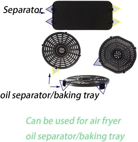 4 قطع من غطاء الحماية المضاد للخدش لصينية المقلاة الهوائية مناسب لمختلف العلامات التجارية لأجزاء صينية المقلاة الهوائية. in Kuwait