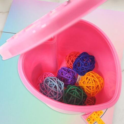 10 Pack Rattan Balls 1.2 inch Colored Wicker Ball Birds Quaker Parrot Parakeet Chewing pet bite Ball for Budgies Conures Hamsters Ball Orbs Crafts DIY Accessories vase fillers in Kuwait