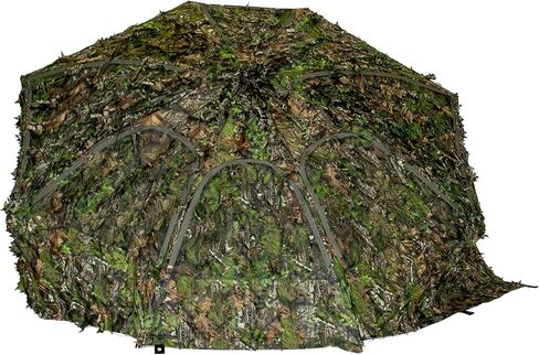 Cooper Hunting 2020 Big Tom Ground Blind with 3D Leafy Mossy Oak/NWTF Obsession Pattern Designed for Still Hunting or Run and Stalk in Saudi Arabia