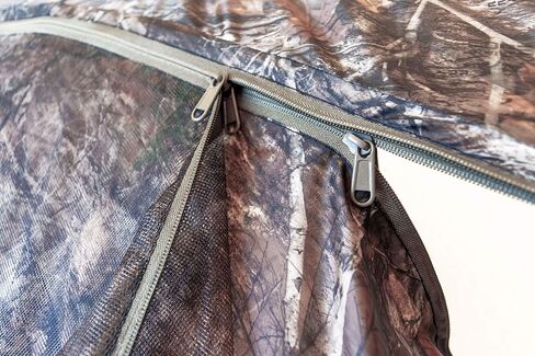 Cooper Hunting 2020 Big Tom Ground Blind with 3D Leafy Mossy Oak/NWTF Obsession Pattern Designed for Still Hunting or Run and Stalk in Saudi Arabia