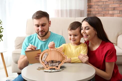بنك أصبع خشبي للأطفال، بنك الحروف الأبجدية للأولاد، بنك العملات الأولية، بنك أصبع شخصي، صندوق توفير المال الخشبي لأعياد الميلاد والمهرجانات - بنك أصبع بحجم 7 بوصات in Saudi Arabia