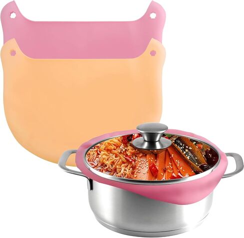 قطعتان من بطانات الطبخ البطيء من السيليكون، بطانات وعاء الطبخ للوعاء البيضاوي أو المستدير، بطانة الطبخ البطيء قابلة لإعادة الاستخدام وسهلة التنظيف، تناسب 6-8 كوارت in Kuwait