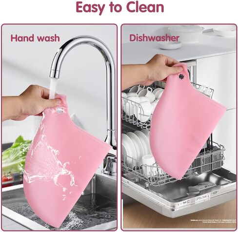 قطعتان من بطانات الطبخ البطيء من السيليكون، بطانات وعاء الطبخ للوعاء البيضاوي أو المستدير، بطانة الطبخ البطيء قابلة لإعادة الاستخدام وسهلة التنظيف، تناسب 6-8 كوارت in Kuwait