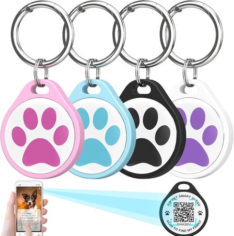 AIR QR Code Pet ID Tag Scan the QR Code for Pet Online Archives, QR code dog Round Tags Send Instant Pet Location No app in Kuwait
