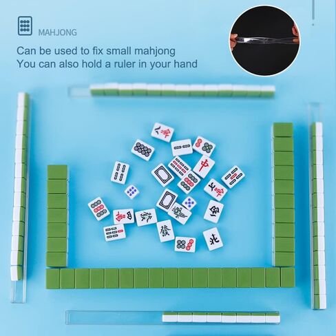 drizzle Numbered Travel Mahjong Mini Set 20mm with Instructions - Portable 146 Tiles for Beginners with 4PCS Racks 2 Pounds Chinese Mah-Jong Game 麻将 in Kuwait