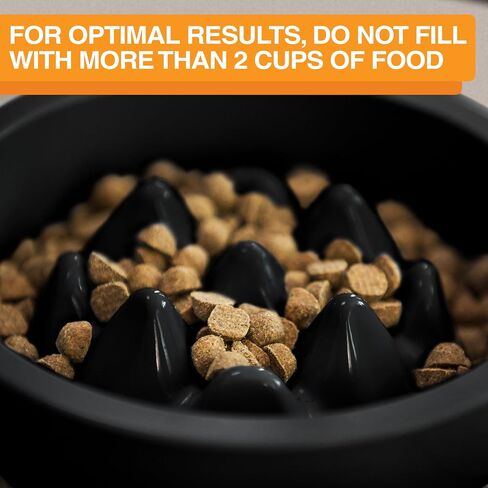 The Niner Slow Feed Bowl - Raised Peaks Slow Down Pets Eating - Fits Elevated Feeders Including Neater Feeder Large Sizes - Gentle on Teeth and Gums - Holds up to 2 Cups (Aquamarine) in Saudi Arabia