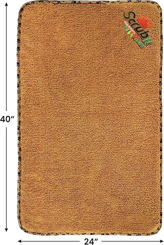 عبوتان من منشفة الاستحمام والشاطئ المصنوعة من الألياف الدقيقة للحيوانات الأليفة من - سكربت - فائقة الامتصاص وسريعة الجفاف - مثالية للكلاب والقطط الكبيرة والمتوسطة والصغيرة in Kuwait