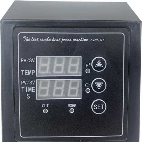 Heat Press Machine Control Box ECUTEE Double Hole Digital Box LED Controller for 12 x 15Inch Type K Temperature Control Box for Heat Transfer Sublimation Print Machine T-Shirts Mug Plate Cap Cup in Kuwait