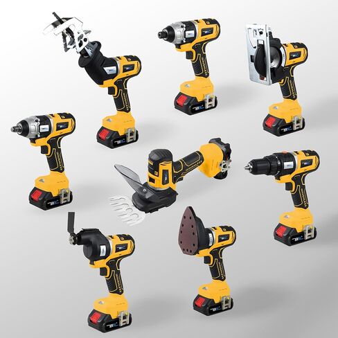 NEWONE 20V MAX MATRIX Drill, Power Tool Combo Kit, 12-Tool Set, Cordless Tool Set,2x 2.0AH Batteries and One Charger in Saudi Arabia