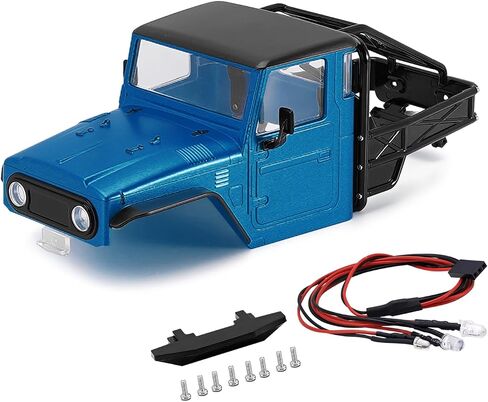 INJORA 87g IR40 Truck Body Shell with Tube Cage for 1/18 TRX4M Defender Bronco(Sandy Taupe) in Saudi Arabia