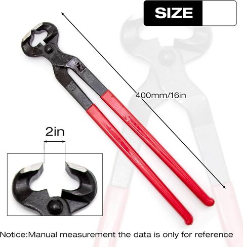 Hoypeyfiy Horse Hoof Nipper، 16 بوصة هوف تشذيب القراص، قصافة أظافر الحصان للخيول والأغنام والماعز والألبكة والأطباء البيطريين وإمدادات المزرعة in Saudi Arabia