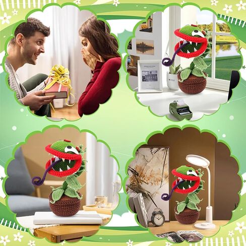 Ftyiwu Crochet Kit for Beginners, Corpse Flower Crochet Kit for Beginners Adults, Crochet Starter Kit with Step by Step Video Tutorials, Crochet Yarn and Knitting Supplies for DIY Birthday Gift in Kuwait