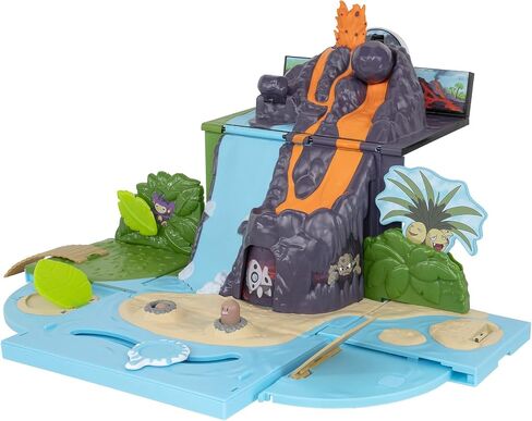 مجموعة لعب Pokémon Carry 'N' Go Volcano مع 4 قطع متضمنة مقاس 2 بوصة، وPikachu، وCharmander، وBulbasaur، وSquirtle - أحضر كل مكان - مجموعات لعب للأطفال ومحبي البوكيمون - حصريًا لأمازون in Saudi Arabia