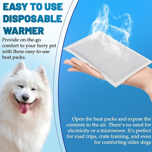 TonGass (عبوة من 15 عبوة حرارية مطورة للجرو حديث الولادة، عبوات حرارية بديلة لألعاب الكلاب القلقة، سخانات جرو يمكن التخلص منها - تدوم حتى 48 ساعة) in Kuwait