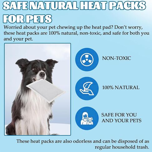 TonGass (عبوة من 15 عبوة حرارية مطورة للجرو حديث الولادة، عبوات حرارية بديلة لألعاب الكلاب القلقة، سخانات جرو يمكن التخلص منها - تدوم حتى 48 ساعة) in Kuwait