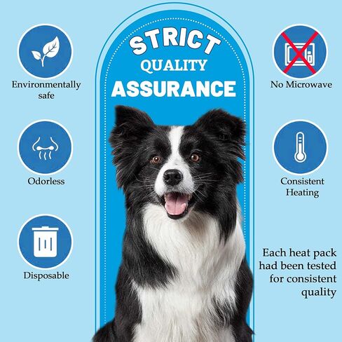 TonGass (عبوة من 15 عبوة حرارية مطورة للجرو حديث الولادة، عبوات حرارية بديلة لألعاب الكلاب القلقة، سخانات جرو يمكن التخلص منها - تدوم حتى 48 ساعة) in Kuwait